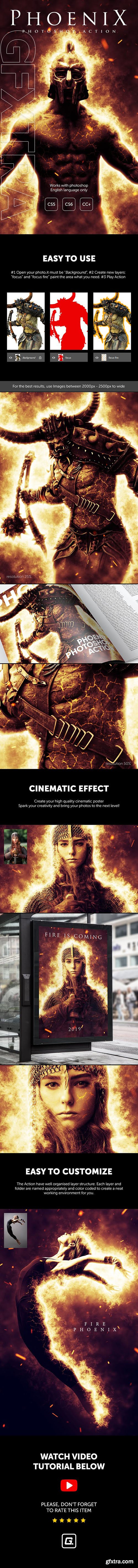 GraphicRiver - Phoenix - Photoshop Action 23559385