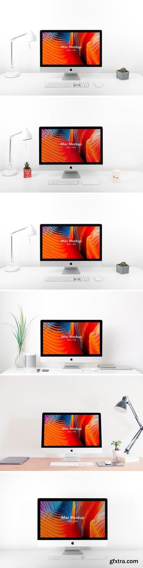 iMac Hero Scene and Workstation Mock-Up Vol 01