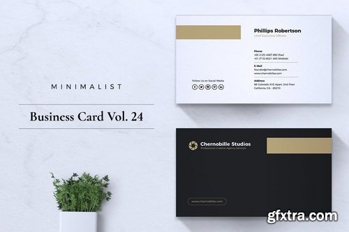 Minimalist Business Card Vol. 24