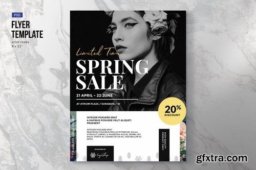 Spring Fashion Shop Sale - Flyer Template