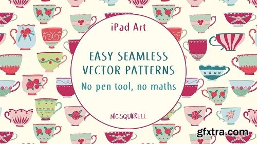 iPad Art: Easy Seamless Vector Patterns. No pen tool, no maths.