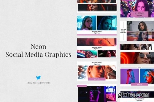 Neon Social Media Pack