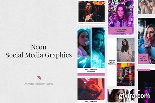 Neon Social Media Pack