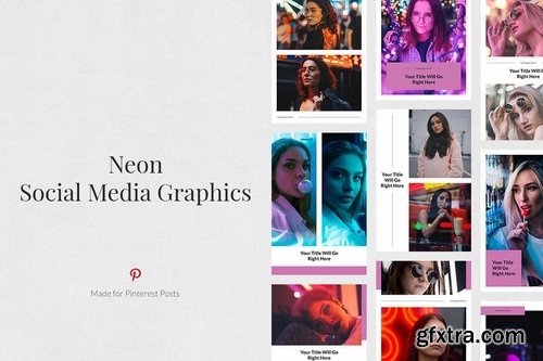 Neon Social Media Pack