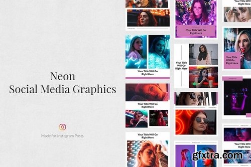 Neon Social Media Pack