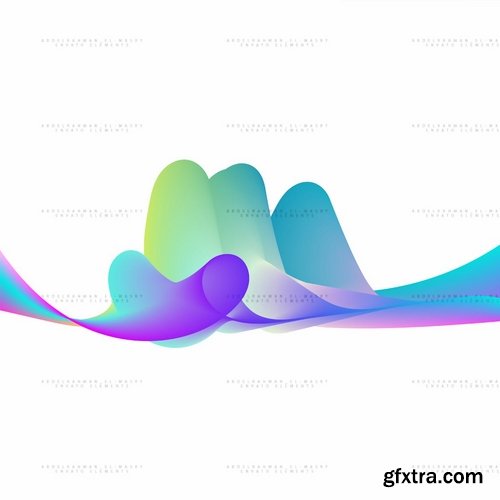 Colorful Wavy Background 4