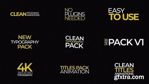 MotionArray Clean Titles Pack V1 212501