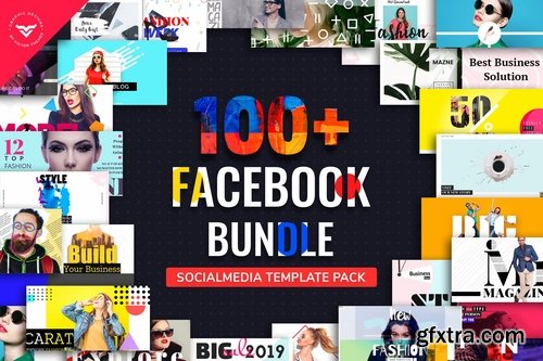 Facebook Post Template Bundle