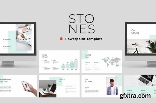 Stones - Modern & Clean Powerpoint and Google Slides Templates