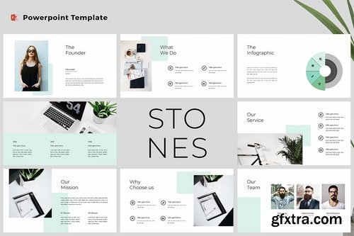 Stones - Modern & Clean Powerpoint and Google Slides Templates