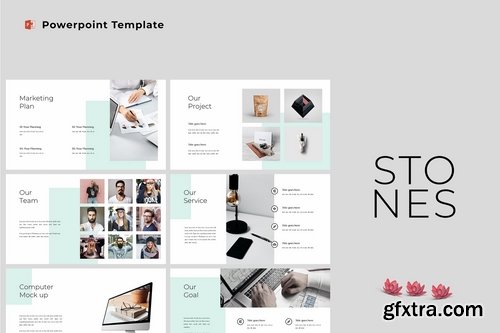 Stones - Modern & Clean Powerpoint and Google Slides Templates