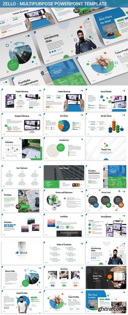 Zello - Multipurpose Powerpoint Template
