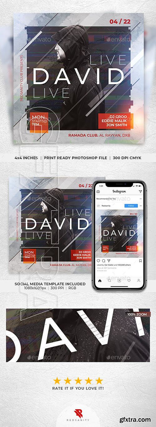 GraphicRiver - DJ Tour Flyer 23560004