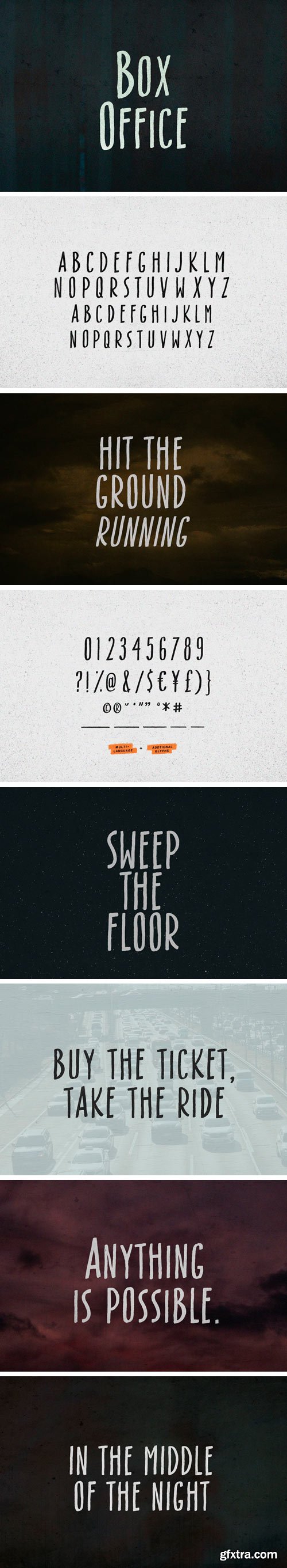 Box Office Font