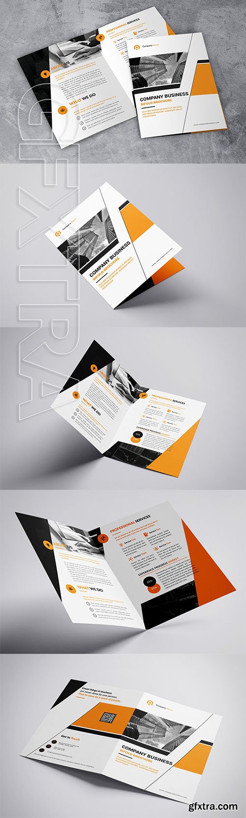 CreativeMarket - Company Bifold Brochure 3662936