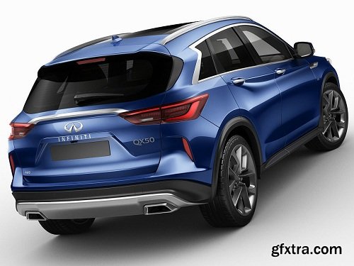 Cgtrader - Infiniti QX50 2019 3D Model