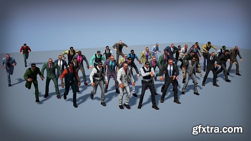 Agents Characters Pack Unreal Engine