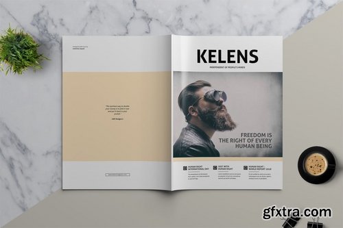 KELENS - Clean Magazine Template