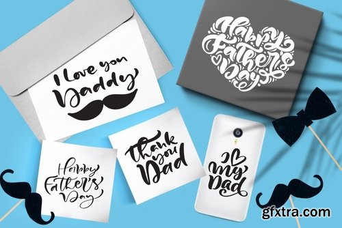 Father`s Day vector SVG greeting quotes