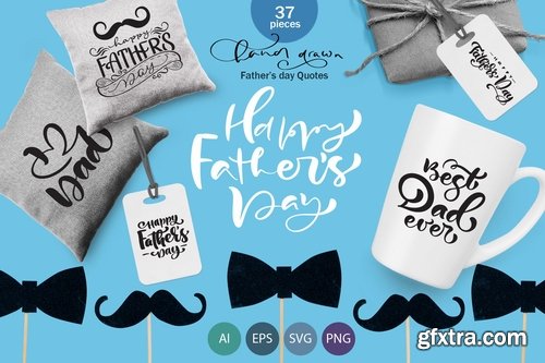 Father`s Day vector SVG greeting quotes