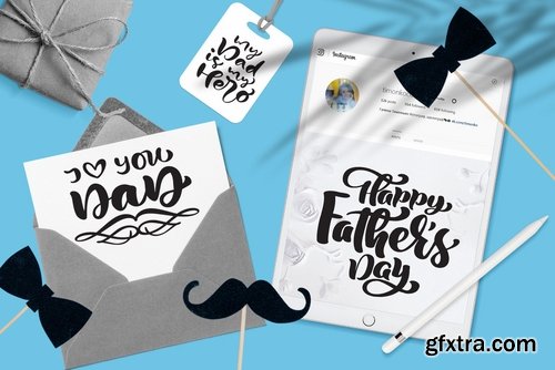 Father`s Day vector SVG greeting quotes