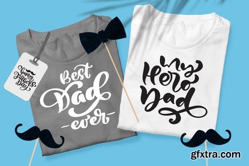 Father`s Day vector SVG greeting quotes