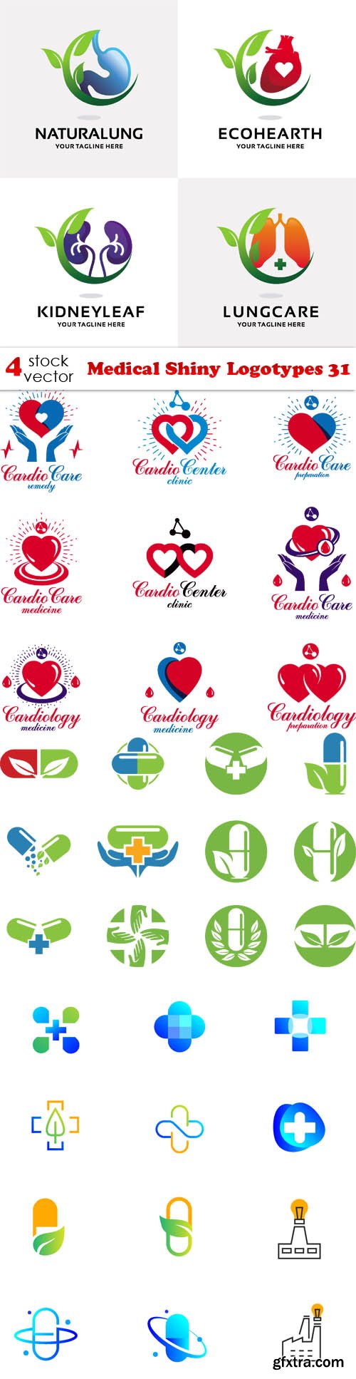 Vectors - Medical Shiny Logotypes 31