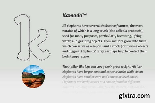 Kamado Font Family