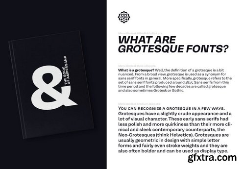 Mena Grotesk Font Family