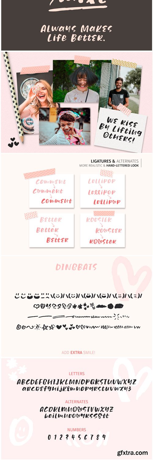 Share Smile Font