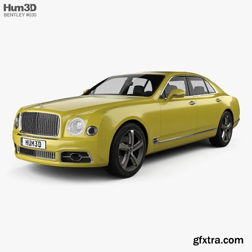 Bentley Mulsanne Speed 2017 3D model