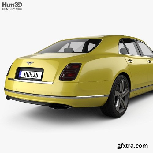 Bentley Mulsanne Speed 2017 3D model