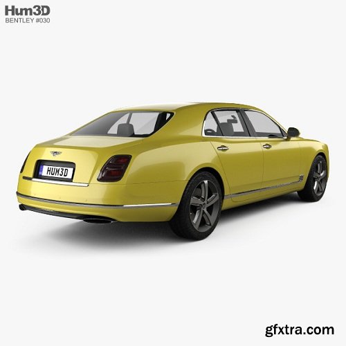 Bentley Mulsanne Speed 2017 3D model