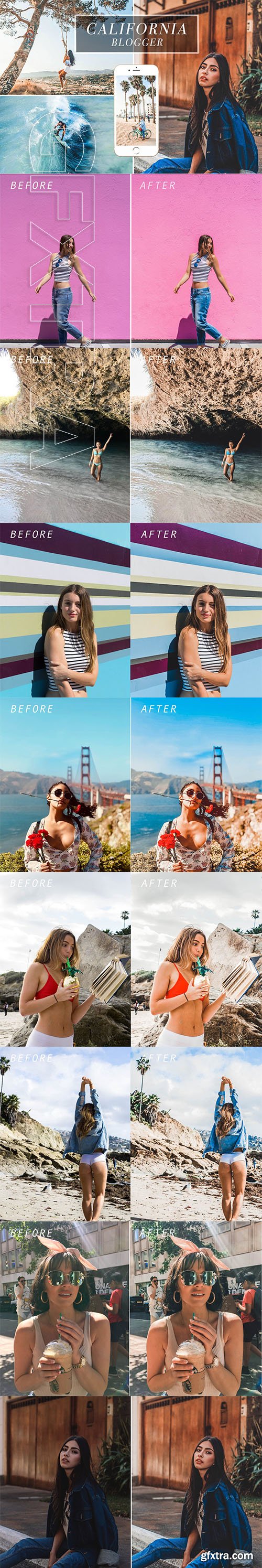 CreativeMarket - Mobile Lightroom Preset for Bloggers 3613853