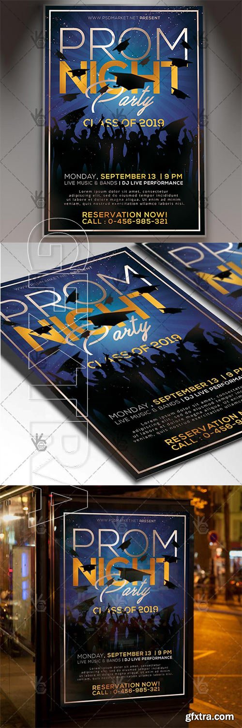 Prom Night Flyer – School PSD Template