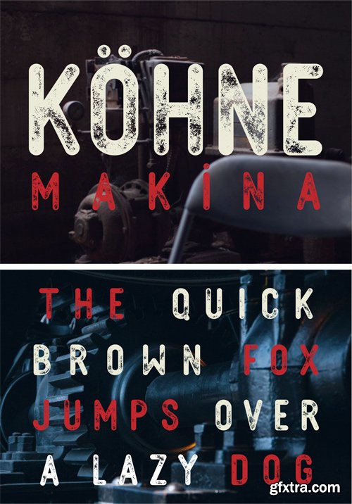 Kohne Makina Vector Font