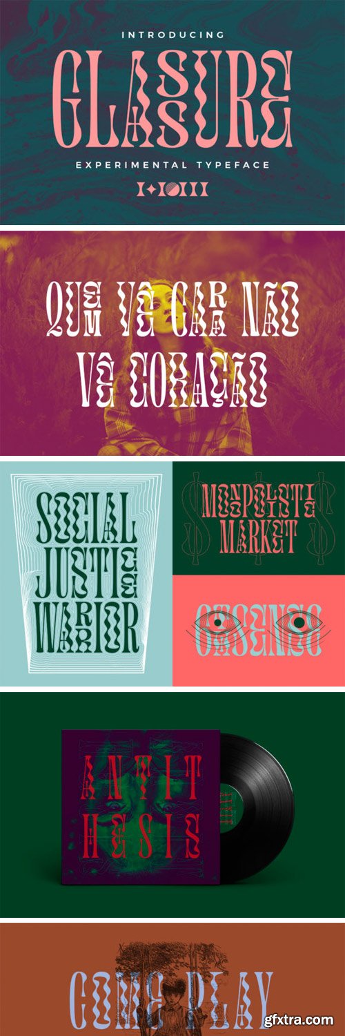 Glassure Typeface Version 1.0