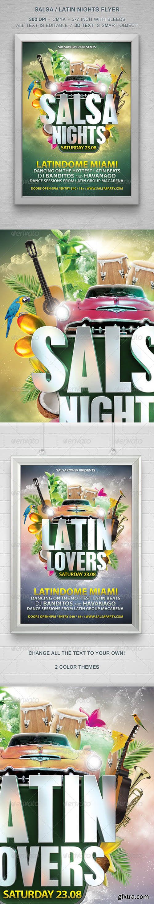 Salsa / Latin Nights Flyer 8286083