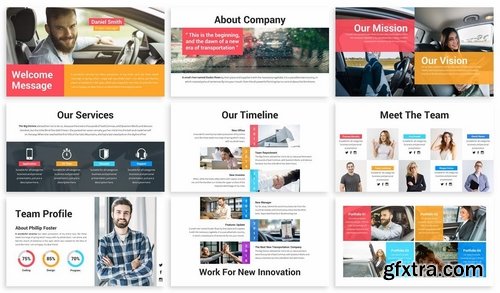 Drive - Transportation Powerpoint Template