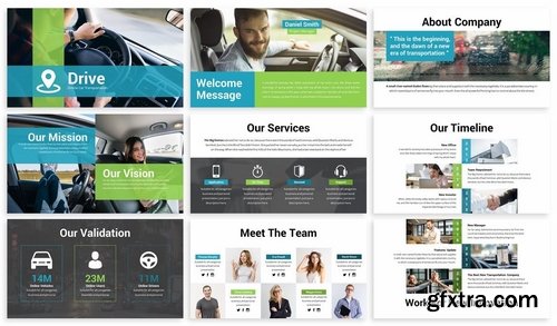 Drive - Transportation Powerpoint Template