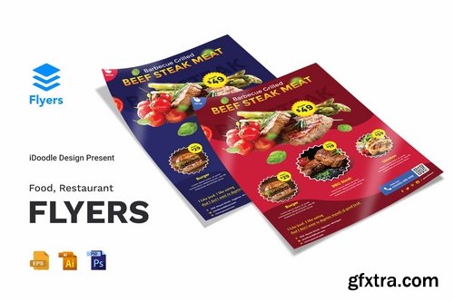 Food, Restaurant Flyers