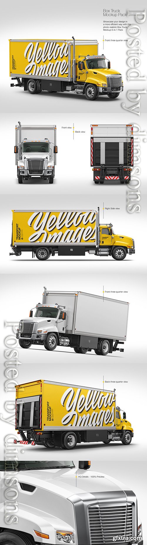 Box Truck Mockup Pack