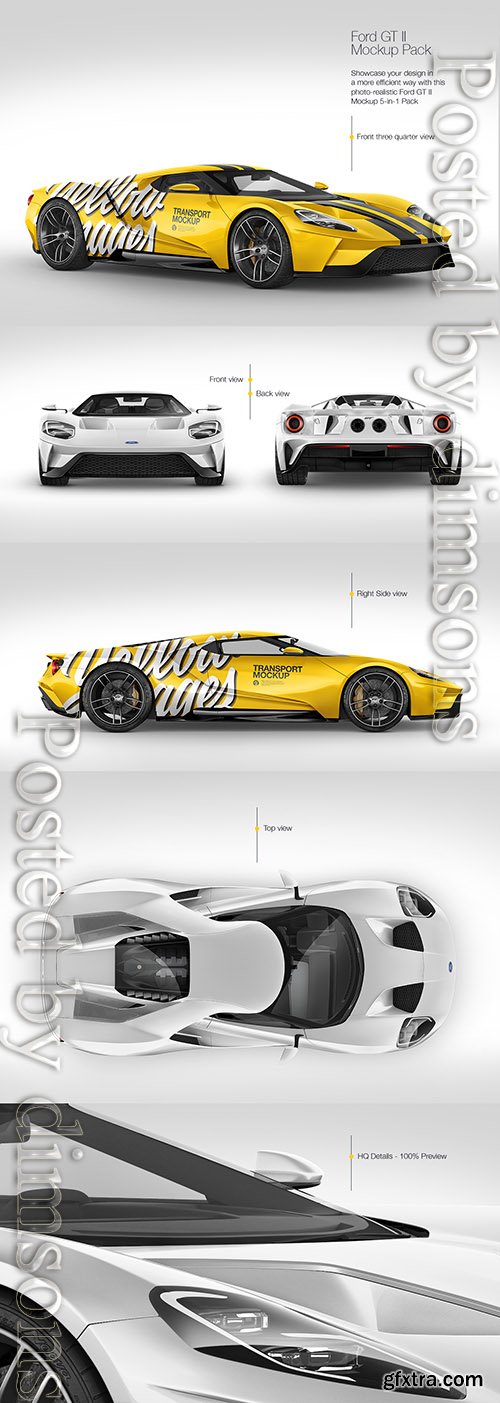 Ford GT II Mockup Pack