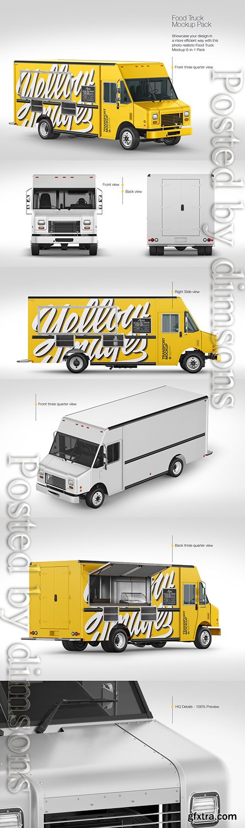 Food Truck Mockup Pack