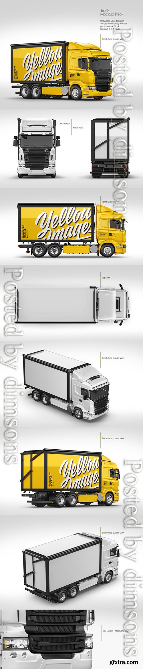 Truck Mockup Pack