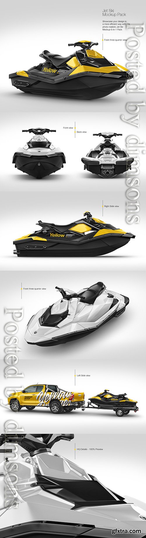 Jet Ski Mockup Pack