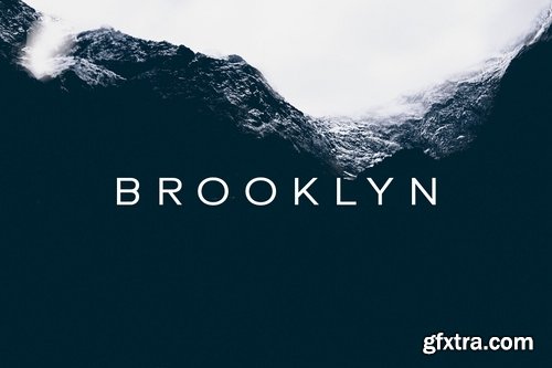 BROOKLYN - Minimal Geometric Sans-Serif Typeface