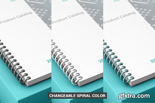 Spiral Book Binding Mockups 04