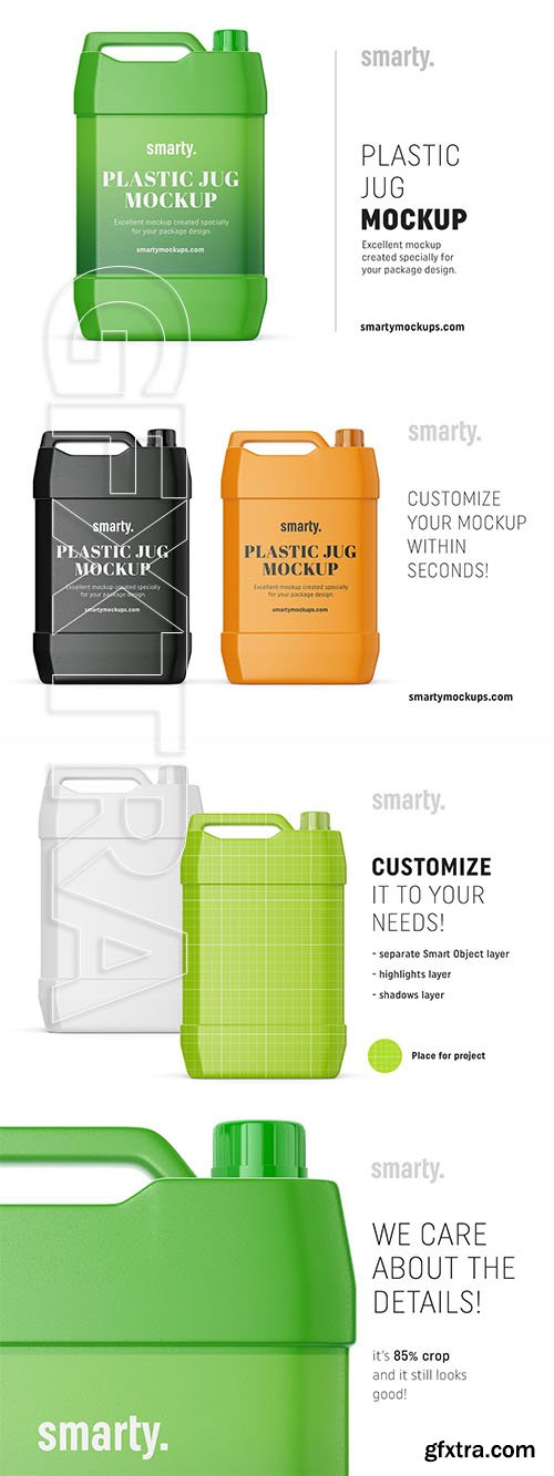 CreativeMarket - Plastic jug mockup 3362281