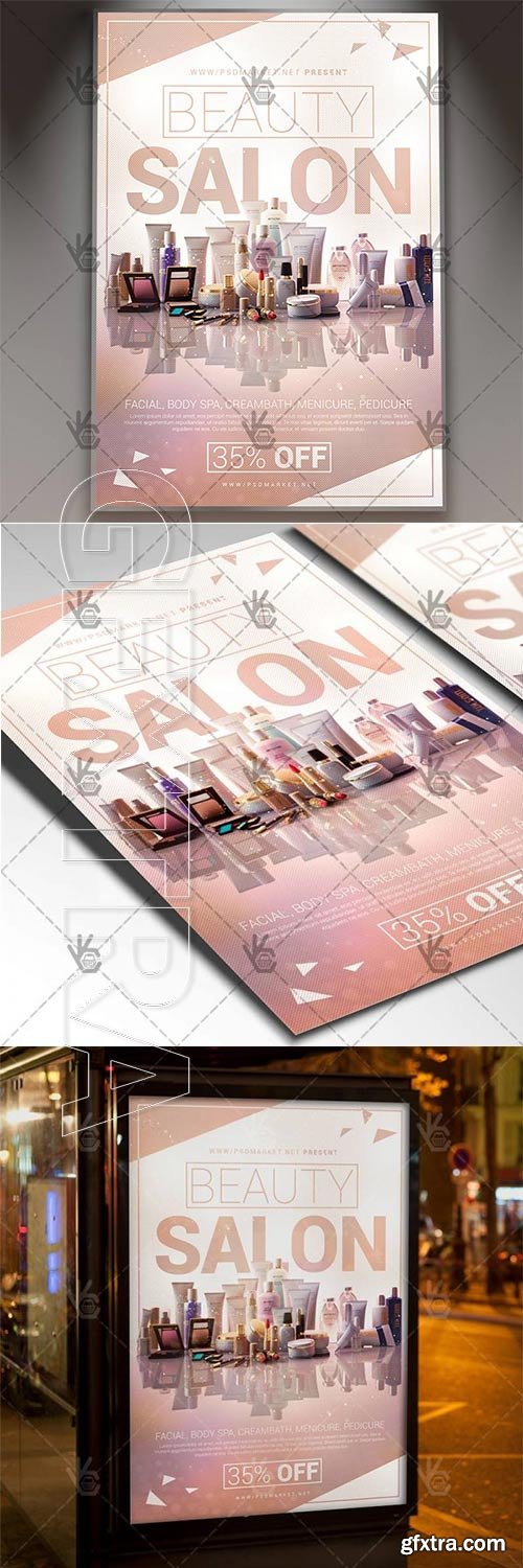 Beauty Salon Promotion – Business Flyer PSD Template